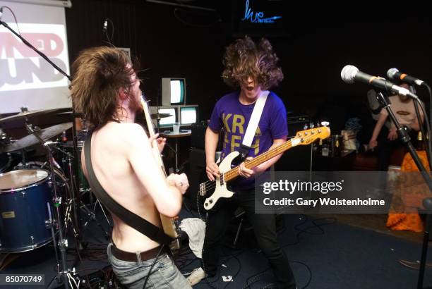 Photo of PULLED APART BY HORSES and Tom HUDSON and Robert LEE, Tom Hudson and Robert Lee performing on stage