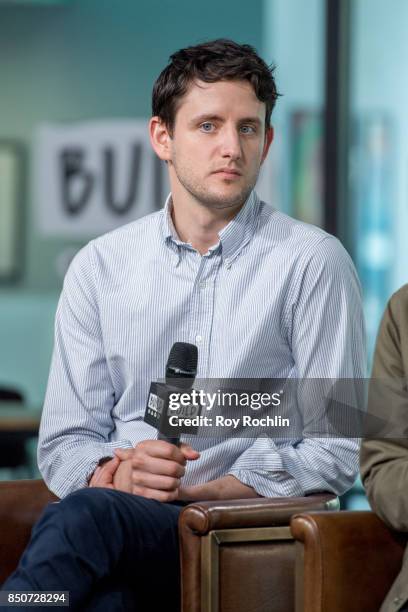 Zach Woods discusses "The LEGO Ninjago Movie" with the Build Series at Build Studio on September 21, 2017 in New York City.