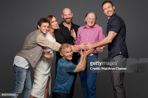 Actors Max Charles, Ruta Gedmintas, Corey Stoll, Richard Sammel, David Bradley and Kevin Durand from The Strain are photographed for Entertainment...