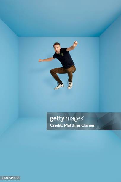 Comedian Chris Hardwick from Nerdist is photographed for Entertainment Weekly Magazine on July 20, 2017 at Comic Con in San Diego, California....