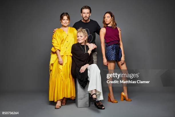 Actors Rachel Keller, Jean Smart, Dan Stevens and Aubrey Plaza from Legion are photographed for Entertainment Weekly Magazine on July 20, 2017 at...