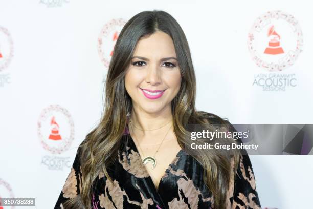 Guest attends the Latin GRAMMY Acoustic Sessions With Becky G, Camila And Melendi at The Novo by Microsoft on September 20, 2017 in Los Angeles,...