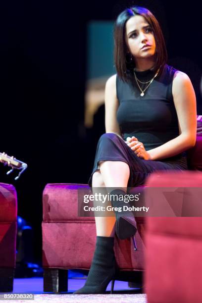 Musical Artist Betty G attends the Latin GRAMMY Acoustic Sessions With Becky G, Camila And Melendi at The Novo by Microsoft on September 20, 2017 in...