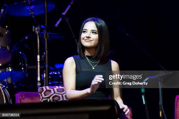 Musical Artist Betty G attends the Latin GRAMMY Acoustic Sessions With Becky G, Camila And Melendi at The Novo by Microsoft on September 20, 2017 in...