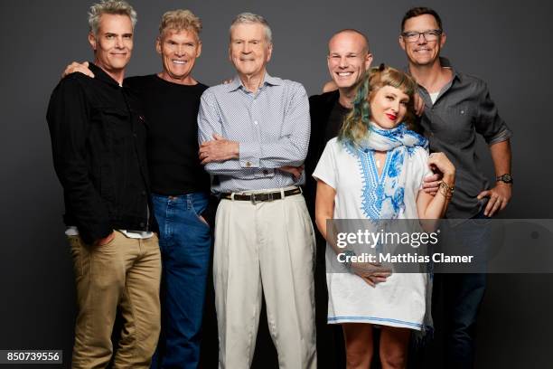 Actors Everett McGill, Dana Ashbrook, Don Murray, James Marshall, Kimmy Robertson and Matthew Lillard from Twin Peaks are photographed for...