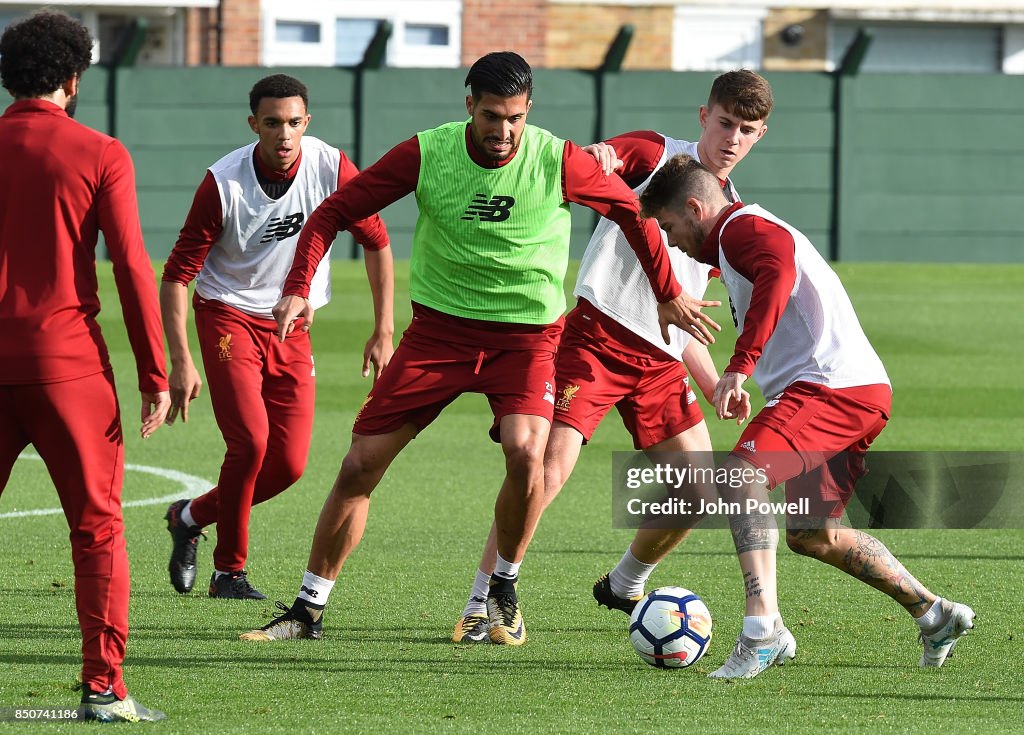 Liverpool FC Training