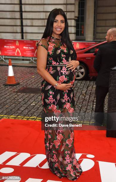 Cara de la Hoyde attends a special screening of "Home Again" at The Washington Mayfair Hotel on September 21, 2017 in London, England.