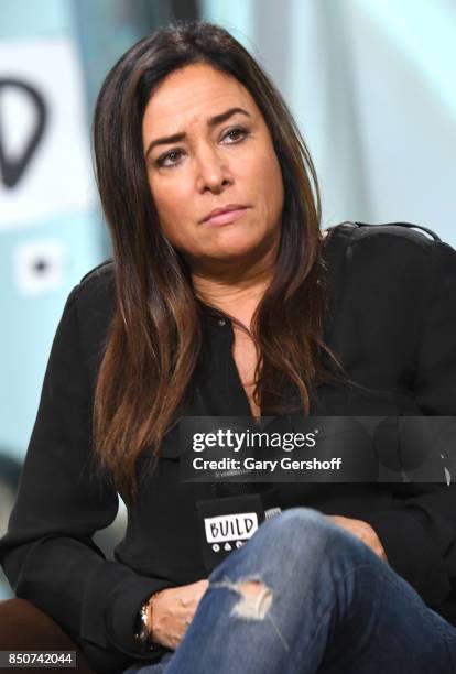 Actress Pamela Adlon visits the Build Series to discuss her show "Better Things" at Build Studio on September 21, 2017 in New York City.