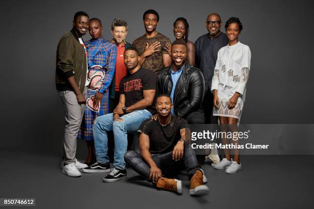 Actors Daniel Kaluuya, Danai Gurira, Andy Serkis, Chadwick Boseman, Lupita Nyong'o, Forest Whitaker, Letitia Wright, Winston Duke, Michael B. Jordan...