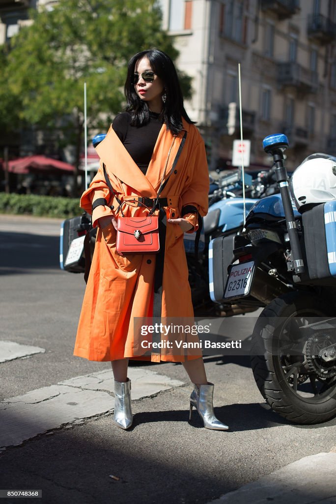 Street Style: September 21 - Milan Fashion Week Spring/Summer 2018