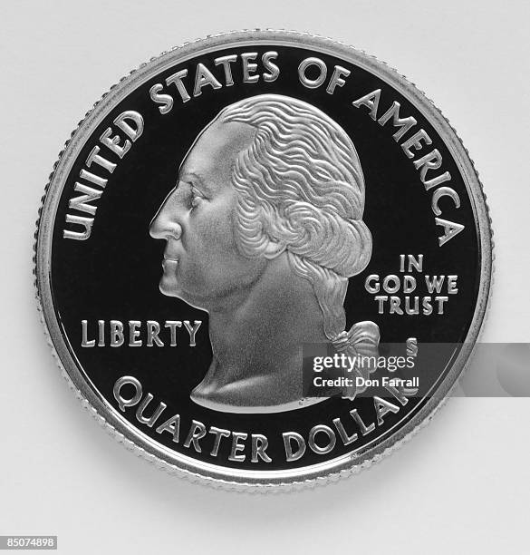 quarter, mint proof - twenty five cent coin stock pictures, royalty-free photos & images