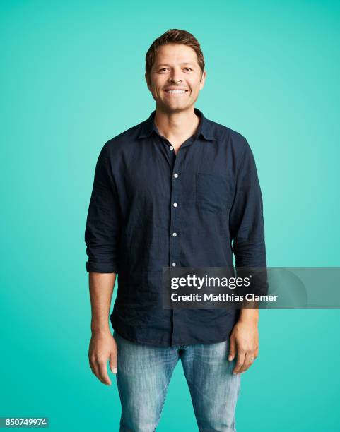Actor Misha Collins from Supernatural is photographed for Entertainment Weekly Magazine on July 21, 2017 at Comic Con in San Diego, California....