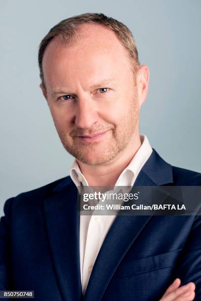 Actor and writer Mark Gatiss of BBC's 'Sherlock' poses for a portrait BBC America BAFTA Los Angeles TV Tea Party 2017 at the The Beverly Hilton Hotel...
