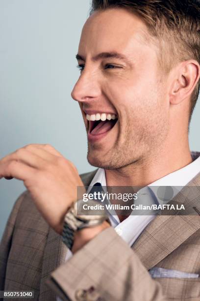 Actor Justin Hartley from NBC's 'This Is Us' poses for a portrait BBC America BAFTA Los Angeles TV Tea Party 2017 at the The Beverly Hilton Hotel on...