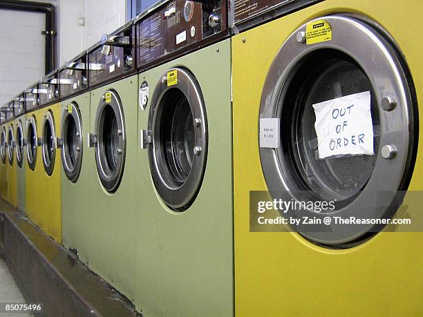 public laundry machines in berkeley - out of order sign stock pictures, royalty-free photos & images