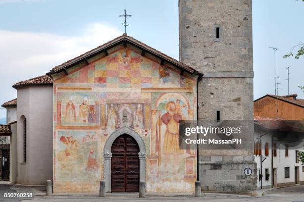 church of saints peter and blaise - cividale del friuli stock pictures, royalty-free photos & images