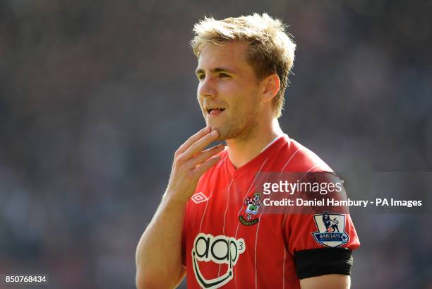 Luke Shaw of Southampton during the Barclays Premier League match at St Mary's, Southampton.