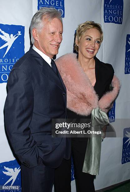 James Woods and Sharon Stone