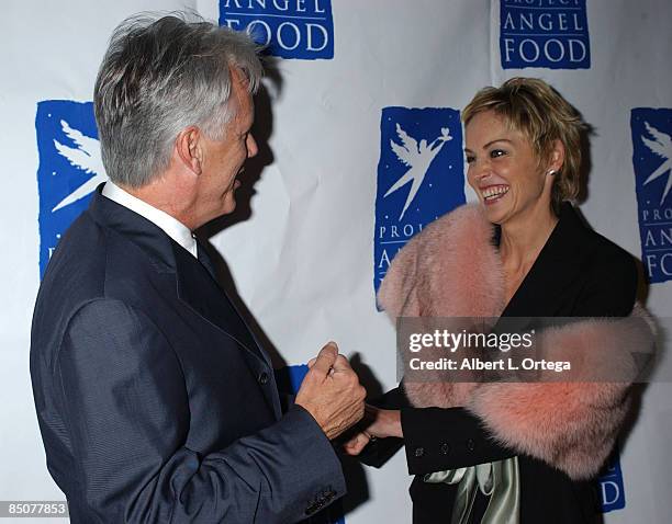 James Woods and Sharon Stone