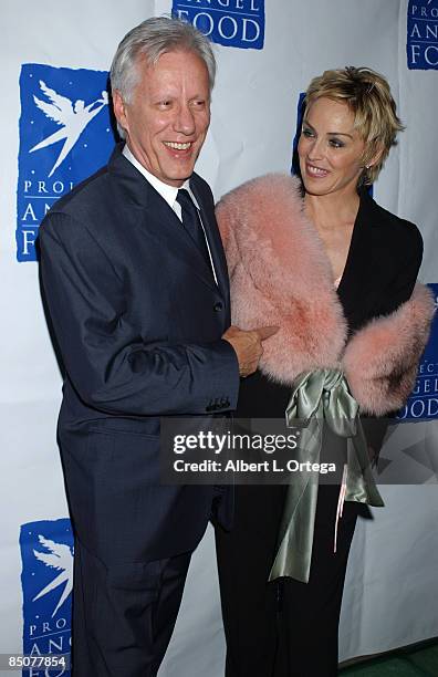 James Woods and Sharon Stone
