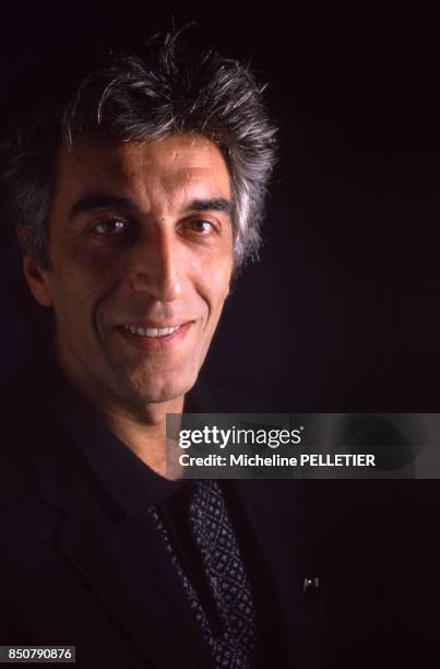 Acteur français Gérard Darmon à Paris le 8 février 1987, France.