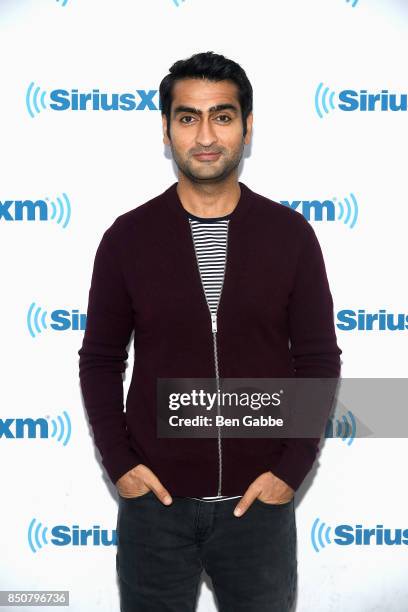 Actor/comedian Kumail Nanjiani visits at SiriusXM Studios on September 21, 2017 in New York City.