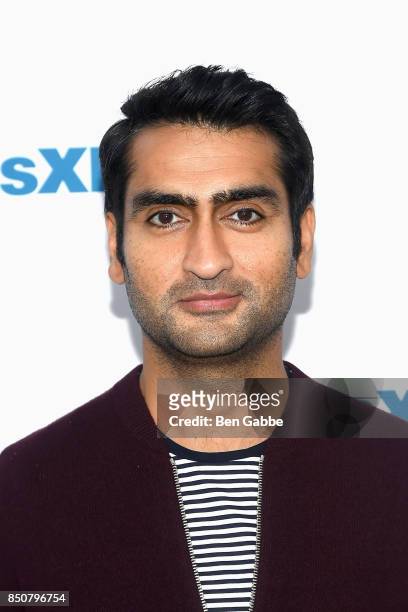 Actor/comedian Kumail Nanjiani visits at SiriusXM Studios on September 21, 2017 in New York City.