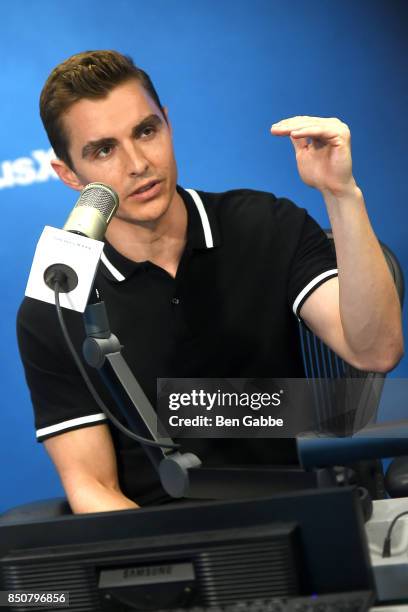 Actor Dave Franco visits SiriusXM's EW with Julie Cunnington at SiriusXM Studios on September 21, 2017 in New York City.