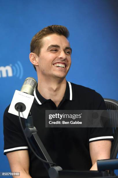 Actor Dave Franco visits SiriusXM's EW with Julie Cunnington at SiriusXM Studios on September 21, 2017 in New York City.