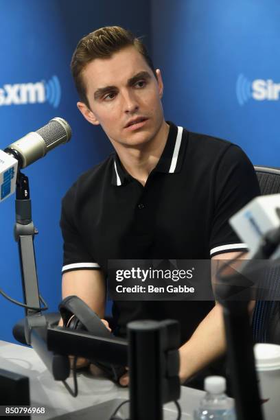 Actor Dave Franco visits SiriusXM's EW with Julie Cunnington at SiriusXM Studios on September 21, 2017 in New York City.