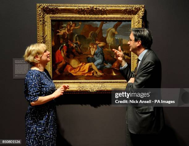 Nicola Kalinsky Director of the Barber Institute of Fine Art, Birmingham and Nicholas Penny the Director of the National Gallery discuss Tancred and...