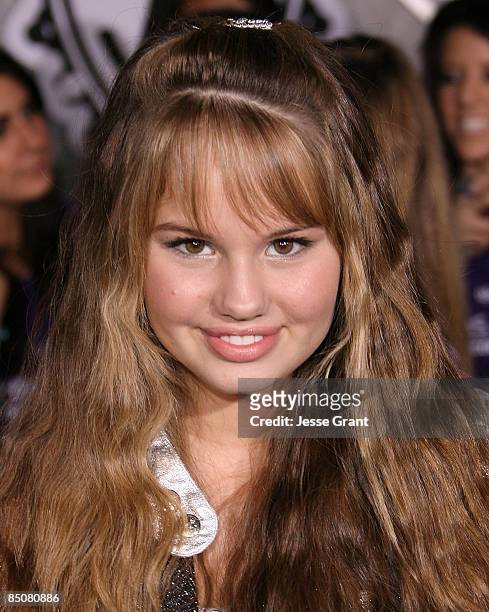 Actress Debby Ryan arrives at the Los Angeles premiere of "Jonas Brothers: The 3D Concert Experience" at the El Capitan Theatre on February 24, 2009...
