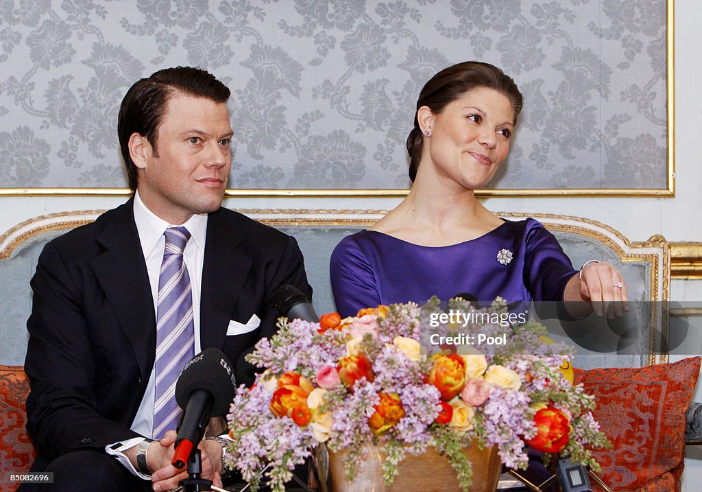 Princess Victoria of Sweden Announces Her Engagement to Mr. Daniel West