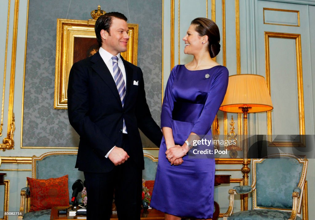 Princess Victoria of Sweden Announces Her Engagement to Mr. Daniel West