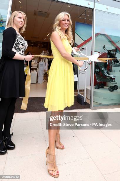 Denise Van Outen at the opening of the Whiteley Village Shopping Centre