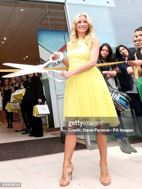 Denise Van Outen at the opening of the Whiteley Village Shopping Centre