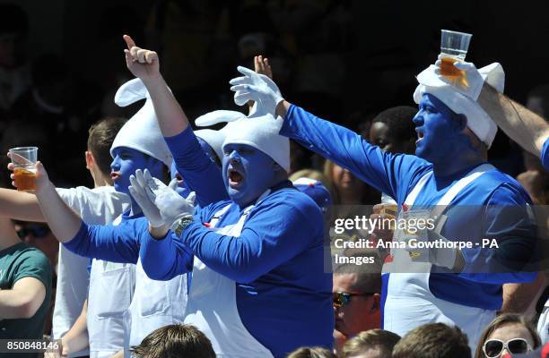 Rugby league fans in the stands during the Super League Magic Weekend at the Etihad Stadium, Manchester.