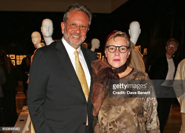 Sean Hepburn Ferrer , son of Audrey Hepburn, and Karin Hofer attend the opening reception for "Audrey Hepburn: The Personal Collection" at Christie's...