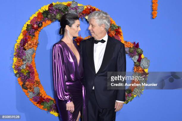 Aurelie Dupont and Stephane Lissner attend the opening season gala at Opera Garnier on September 21, 2017 in Paris, France.