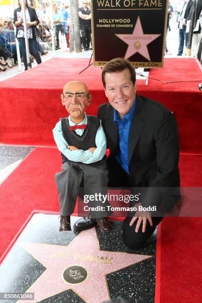 Jeff Dunham Honored With Star On The Hollywood Walk Of Fame on September 21, 2017 in Hollywood, California.