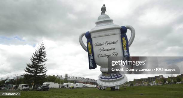 William Hill branding ahead of the William Hill Scottish Cup Final at Hampden Park, Glasgow.