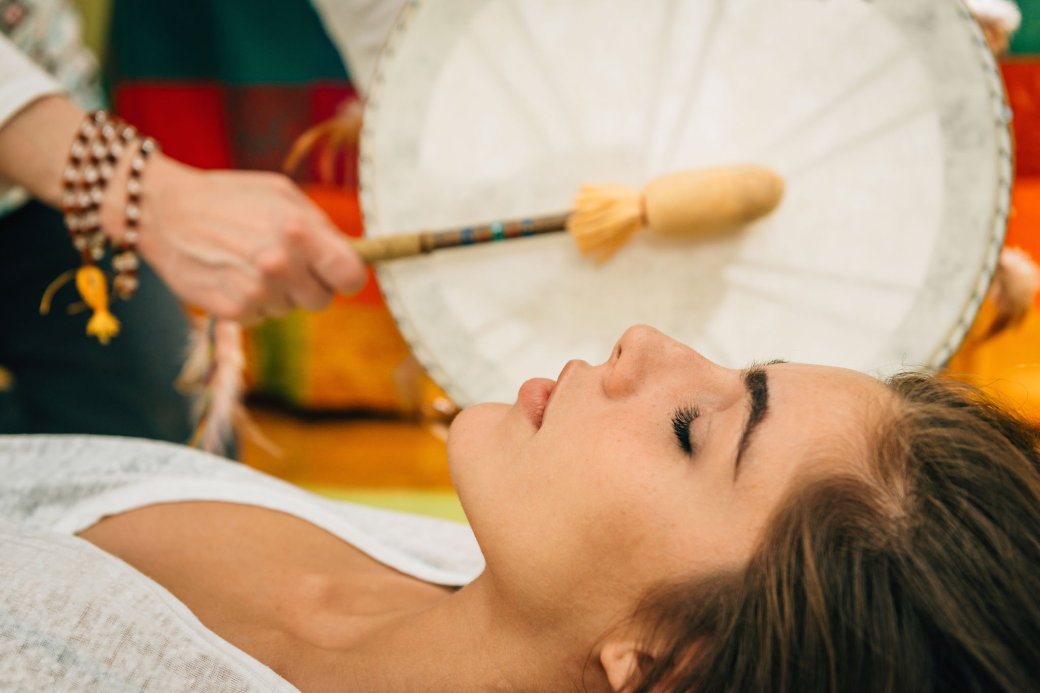 Indian drum in sound healing therapy Indian drum in sound healing therapy