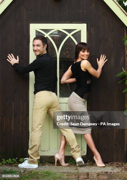Strictly Come Dancing dancers Vincent Simone and Flavia Cacace are revealed as the winners of the Rear of the Year Award in Guildford, Surrey.