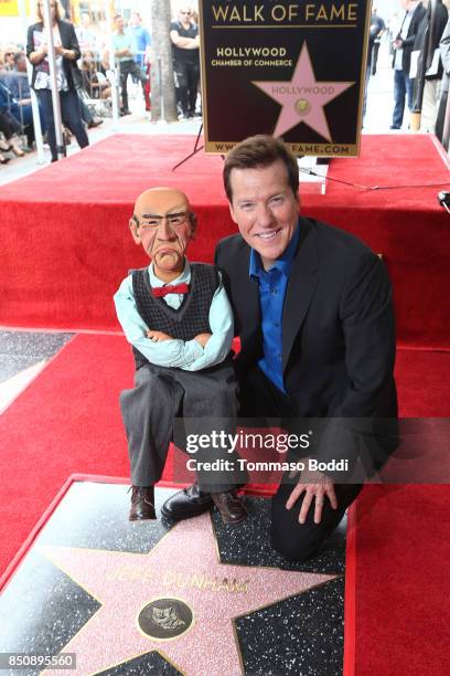 Jeff Dunham Honored With Star On The Hollywood Walk Of Fame on September 21, 2017 in Hollywood, California.