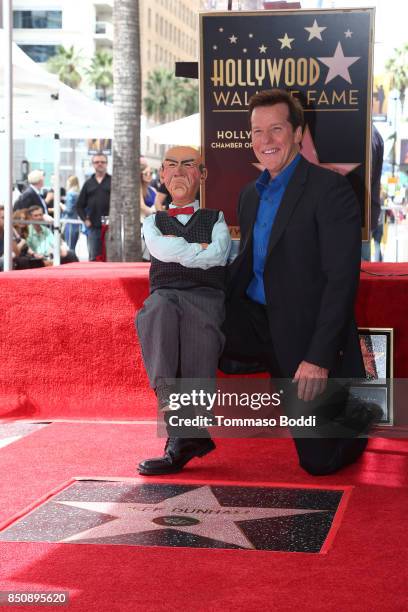 Jeff Dunham Honored With Star On The Hollywood Walk Of Fame on September 21, 2017 in Hollywood, California.