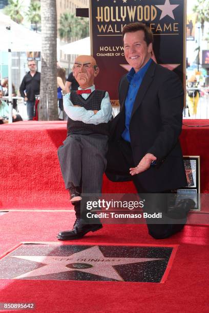 Jeff Dunham Honored With Star On The Hollywood Walk Of Fame on September 21, 2017 in Hollywood, California.