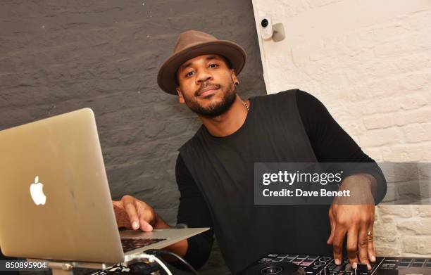 Reggie Yates attends the Starbucks x Skinnydip PSL Season party at 29 Neal Street on September 21, 2017 in London, England.