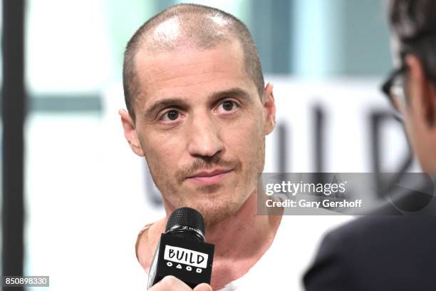 Paul Meany of the band Mutemath visits the Build Series to discuss the new album "Play Dead" at Build Studio on September 21, 2017 in New York City.