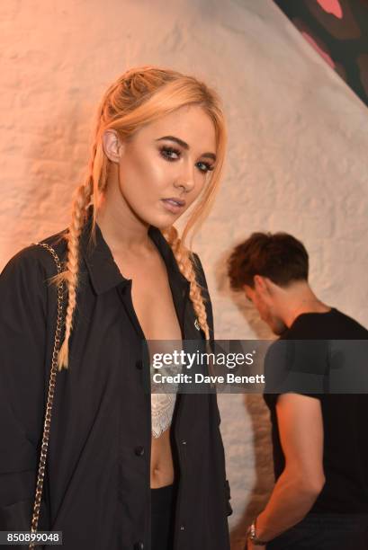 Nicola Hughes attends the Starbucks x Skinnydip PSL Season party at 29 Neal Street on September 21, 2017 in London, England.