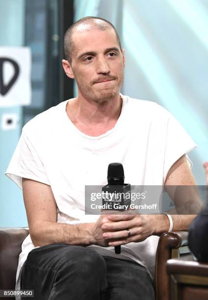 Paul Meany of the band Mutemath visits the Build Series to discuss the new album "Play Dead" at Build Studio on September 21, 2017 in New York City.